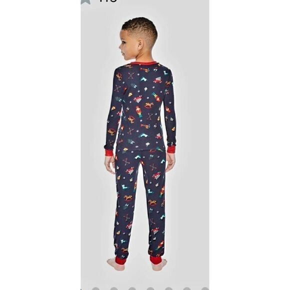 NIP MEMBERS MARK UNISEX HOLIDAY KIDS PAJAMA SET - Picture 1 of 6